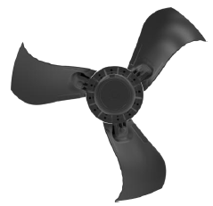 Fan FF071-6DT 3x400V 50/60Hz 1.55/1.75A f/pipe